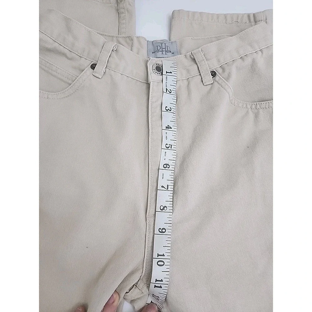 Paul Harris Womens Size 8 Vintage 100% Cotton Tan Jeans‎